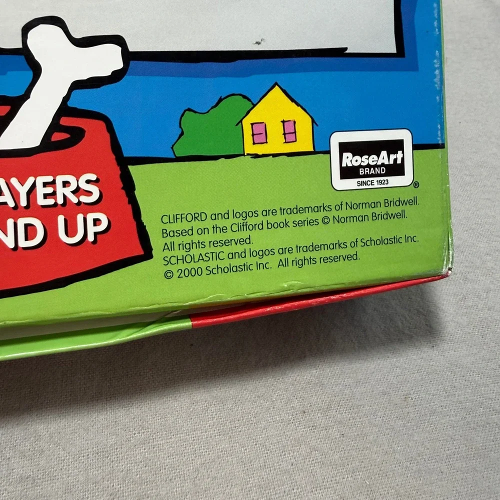 Clifford The Big Red Dog Happy Birthday Game Vintage Y2K Roseart Complete
